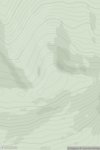 Thumbnail image for Druim Fada [Mallaig to Fort William] showing contour plot for surrounding peak